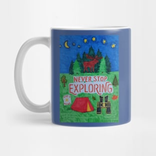 Never Stop Exploring Mug